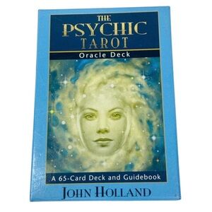The Psychic Tarot Oracle Deck John Holland 65 Card Deck & Guidebook
